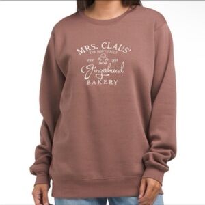 NEW Gingerbread Bakery Brown Sweatshirt